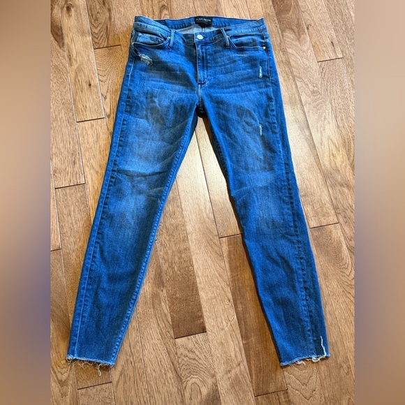 Black Orchid Denim Noah Ankle Fray Skinny Jeans Size Womens 29 - Picture 2 of 10